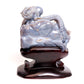 23LB Amethyst Agate Geode Crystal Dragon Sphere Sculpture Realistic Healing