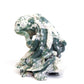 6.5" Moss Agate Crystal Turtle Octopus Figurine Healing Quartz Decor