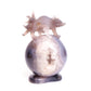 7" Agate Druzy Crystal Nine Tail Fox Sphere Figurine Realistic