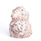 5.9LB Pink Zebra Stone Crystal Owl Figurine Healing Quartz Decor