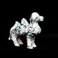 5.5" Moss Agate Carved camel Figurine Realistic Crystal Healing Quartz Decor