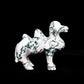 5.5" Moss Agate Carved camel Figurine Realistic Crystal Healing Quartz Decor