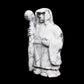 7" Howlite Crystal Death Sculpture Realistic Healing Quartz Decor