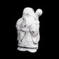 7" Howlite Crystal Death Sculpture Realistic Healing Quartz Decor