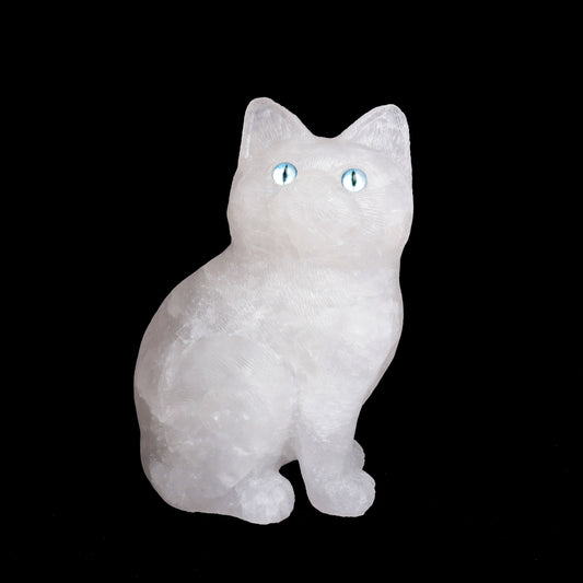 crystal cat Sculpture