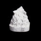 3.5" Howlite Crystal Wolf Head Figurine Realistic Healing Quartz Decor
