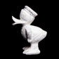 5.8" Howlite Carved Donald Duck Figurine Realistic Crystal Healing Quartz Decor