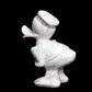 5.8" Howlite Carved Donald Duck Figurine Realistic Crystal Healing Quartz Decor