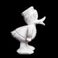 5.8" Howlite Carved Donald Duck Figurine Realistic Crystal Healing Quartz Decor