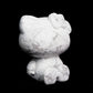 4" Howlite Crystal Kitty Figurine Healing Quartz Decor