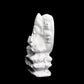 3" Howlite Crystal Ganesh Figurine Healing Quartz Decor