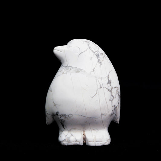 Howlite penguin