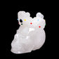 3.2lb Clear Quartz Skull King Healing Quartz Decor Reiki