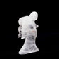 5" Clear Quartz Carved Fairy Statue Crystal Healing Quartz Decor