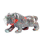 6" Bloodstone Crystal Tiger Figurine Realistic Healing Quartz Decor