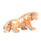 5.5" Crazy Lace Agate Crystal Tiger Figurine Realistic Healing Quartz Decor