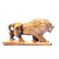 5" Tigers Eyes Stone Carved Lion Figurine Realistic Crystal Healing Quartz Decor