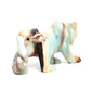 6.3" Amazonite Carved leopard Figurine Realistic Crystal Healing Quartz Decor