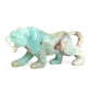6" Amazonite Carved leopard Figurine Realistic Crystal Healing Quartz Decor