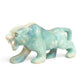 5.5" Amazonite Carved leopard Figurine Realistic Crystal Healing Quartz Decor