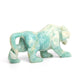5.5" Amazonite Carved leopard Figurine Realistic Crystal Healing Quartz Decor
