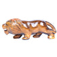 5.5" Tigers Eyes Stone Carved Lion Figurine Realistic Crystal Healing Quartz Decor