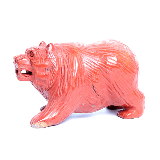 red japser crystal bear