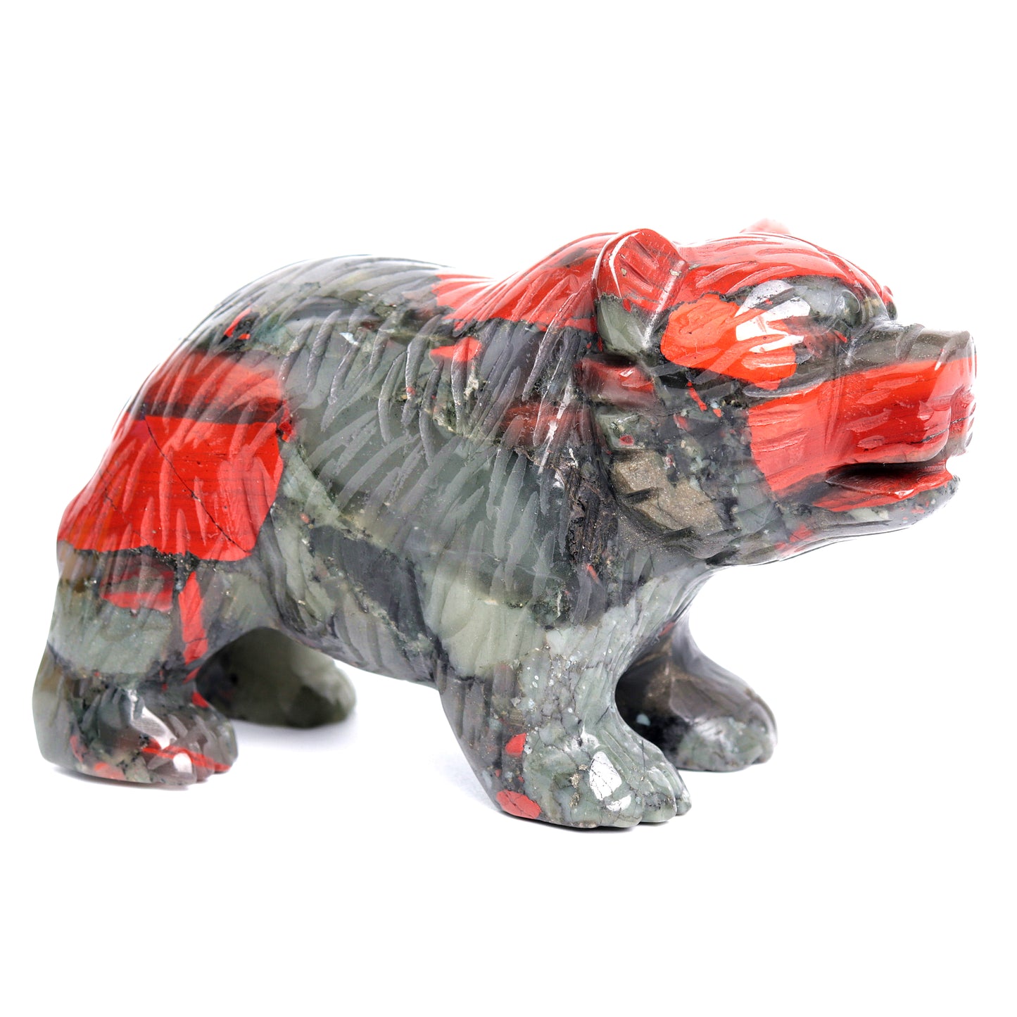 crystal bloodstone bear