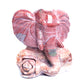 3.3lb Ocean Jasper Carved Elephant Sculpture Realistic Crystal Healing Quartz Decor