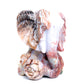 5" Ocean Jasper Carved Elephant Figurine Realistic Crystal Healing Quartz Decor