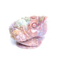 4" Ocean Jasper Carved Money Toad Figurine Realistic Crystal Healing Quartz Decor