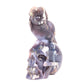 druzy agate skull