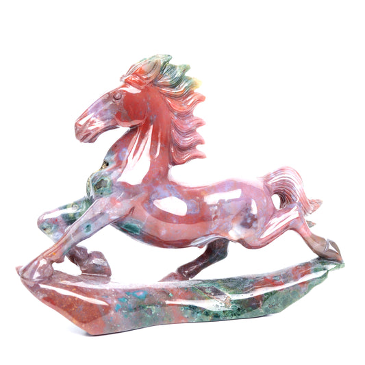 crystal horse figurine