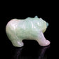4.5" Caribbean Calcite Carved Bear Figurine Realistic Crystal Healing Quartz
