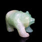 4.5" Caribbean Calcite Carved Bear Figurine Realistic Crystal Healing Quartz