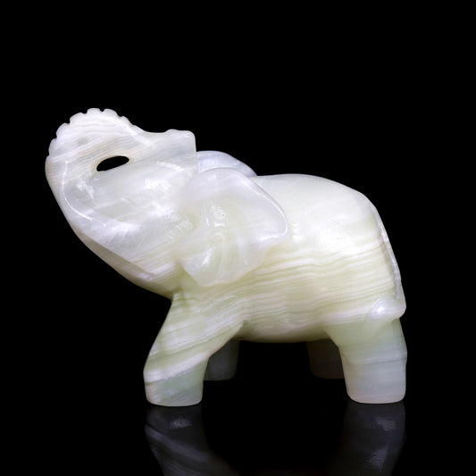 jade elephant figurine