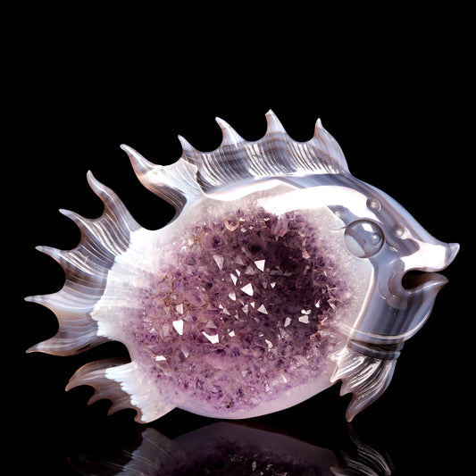 amethyst agate fish