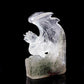 8" Garden Quartz Carved Crystal Dragon Figurine Healing Quartz Decor