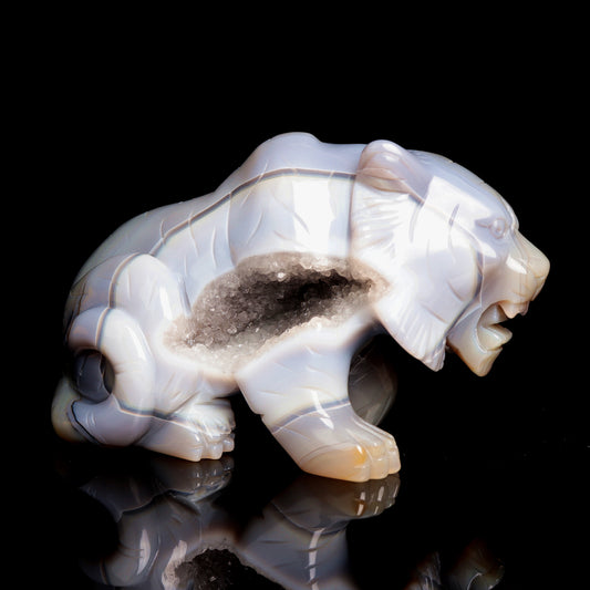 crystal tiger figurine