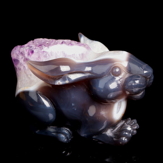 Crystal Bunny Sculpture