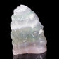 4.5" Fluorite Carved Crystal Indian Skull Figurine Healing Quartz