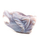 4.5" Amethyst Geode Agate Carved Crystal Wolf Head Figurine Realistic Healing Quartz