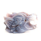 4.5" Amethyst Geode Agate Carved Crystal Wolf Head Figurine Realistic Healing Quartz
