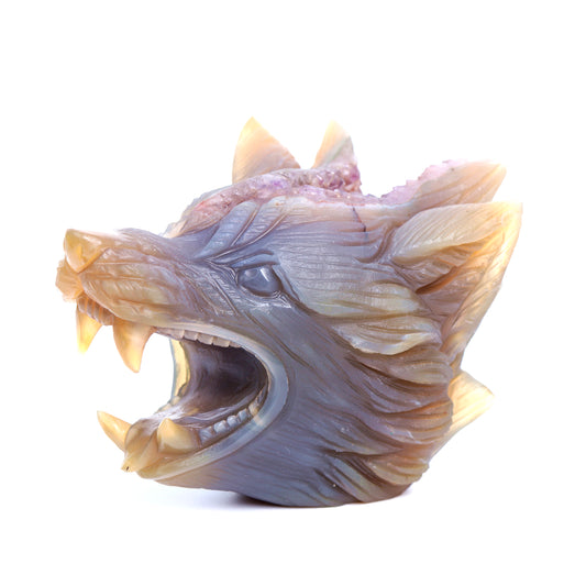 crystal wolf head