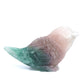 4.2" Fluorite Carved Crystal Bird Figurine Healing Quartz