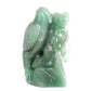 6" Green Aventurine Carved Crystal Bird Sculpture Healing Quartz Decor