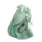 6" Green Aventurine Carved Crystal Bird Sculpture Healing Quartz Decor