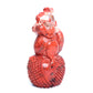 5" Red Jasper Carved Crystal Squirrel Figurine Healing Quartz