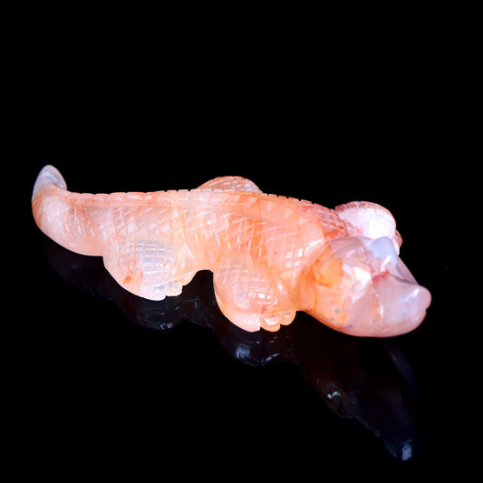 Fire Quartz Alligator