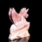 6.2" Ocean Jasper Carved Crystal Unicorn Pegasus Figurine Realistic Healing